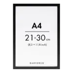 Black frame a4