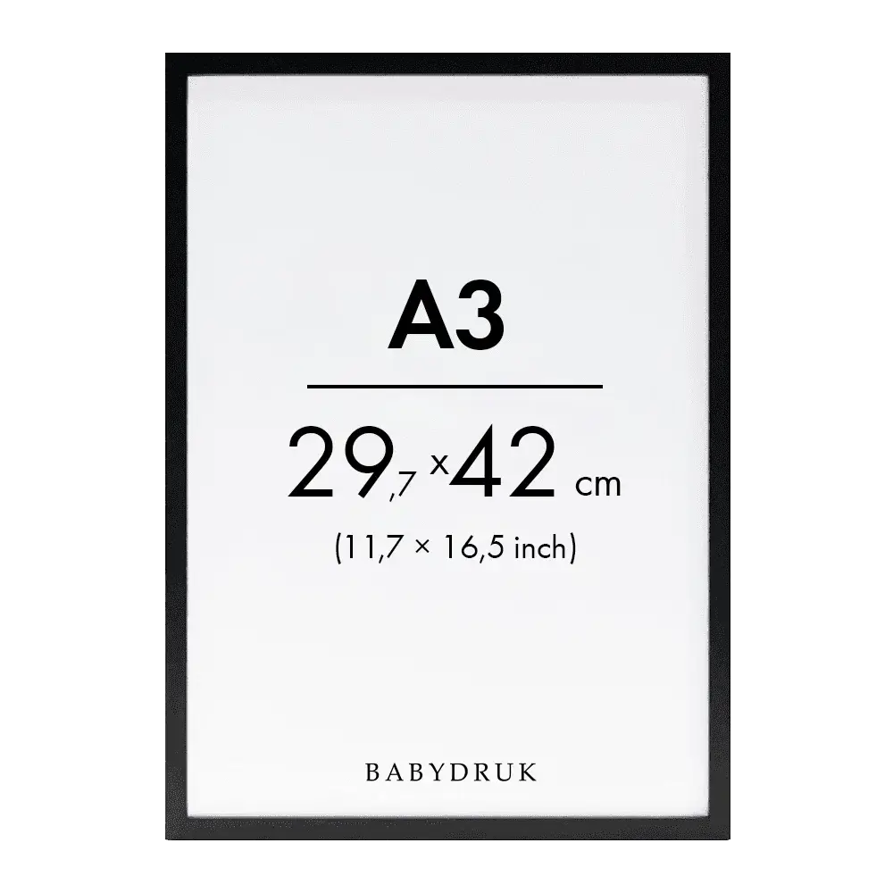 Black frame a3